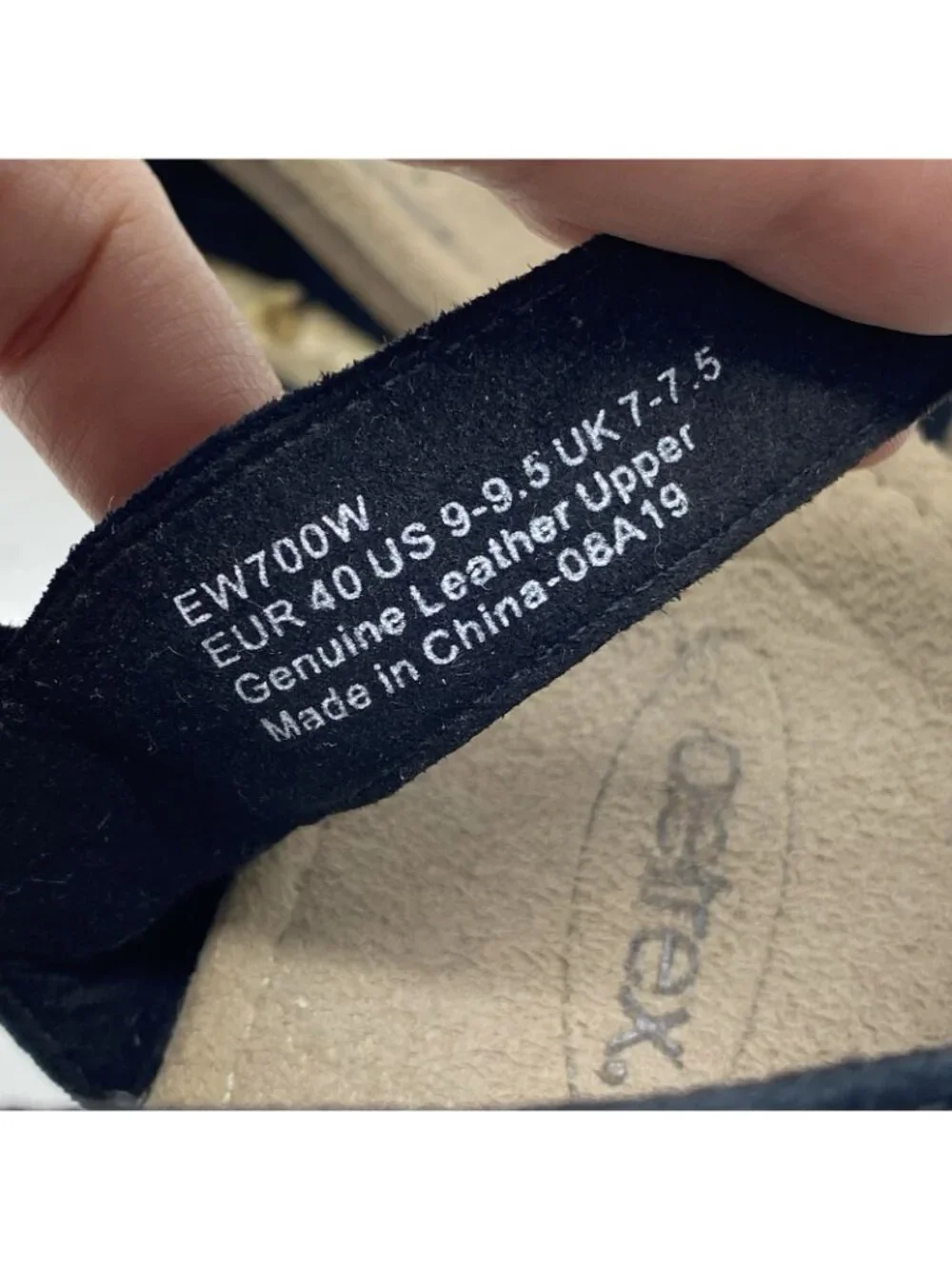 Aetrex Black Suede Wedge Espadrille Sandals